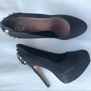 Vince Camuto leather pump platform